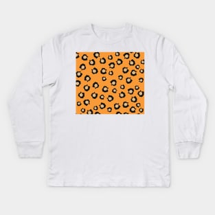 Leopard Print Kids Long Sleeve T-Shirt